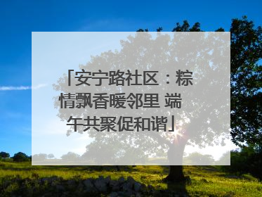 安宁路社区：粽情飘香暖邻里 端午共聚促和谐